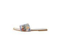 Next Mule 'Forever Comfort®' bleu / jaune pastel / rouge / blanc, Taille 38,5