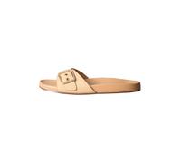 Next Butter Yellow Leather N. Premium Single Band Footbed Sandals