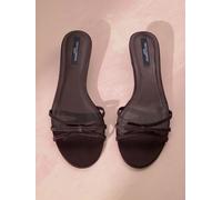 next Mules à naud en satin Lauren de Tabitha Simmons x Next Brun EU 41 (UK 7)