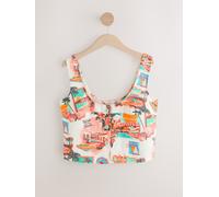 Next Multi 100% Linen Button Down Top