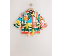 Next Chemisier azur / jaune foncé / vert gazon / orange, Taille S