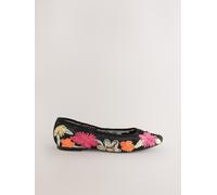 Next Multi Forever Comfort Mesh Rafia Ballet Flats Multi EU 37.5 (UK 4.5)