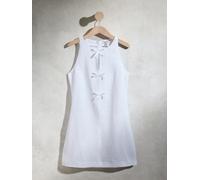 Next N. Premium 100% Linen Mini Dress Blanc EU 54 (UK 26)