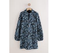 Next Robe-chemise bleu marine / bleu clair / noir, Taille 42