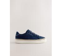 Next Navy Chunky Lace-Up Espadrilles Trainers
