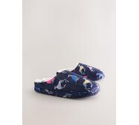 Next Navy Whippet Mule Slippers