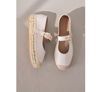 Next Neutral Forever Comfort Closed Toe Platform Espadrilles Neutral 7 EU 41