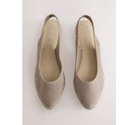 Next Neutral Forever Comfort Point Toe Slingback Espadrilles Neutral eu40