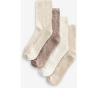 Next Neutral Neppy Cushion Sole Socks 4 Pack