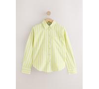 Next Neutral/Yellow Stripe Long Sleeve Shirt With Linen Neutral/Yellow Stripe 16