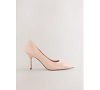 Next Nude Extra Wide Fit Forever Comfort Point Toe Court Heels Nude EU 38 (UK 5 XW)