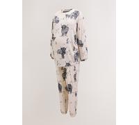 Next Oatmeal Hamish The Highland Cow Maternity Cosy Long Sleeve Pyjamas