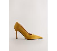 Next Ochre Yellow Forever Comfort Satin Pointed Toe Court Heels Ochre Yellow EU 39 (UK 6)