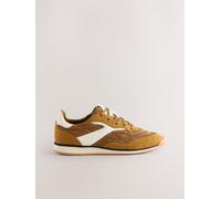 Next Ochre Yellow Panel Detail Lace-Up Trainers