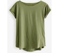Next Olive Green Cap Sleeve T-Shirt