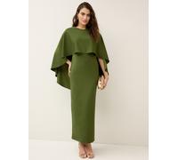 Next Olive Green Cape Maxi Dress Olive Green 18