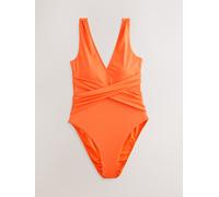 Next Orange Plunge Tummy Control Swimsuit