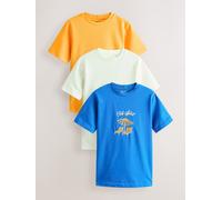 Next Pack de t-shirts basiques épais 3 bleu FR 40 Petite (EU 38 P)