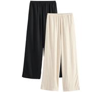 Next Pantalon '2 Pack' beige / noir, Taille 38