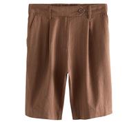 Next Pantalon à pince marron / orange, Taille 46