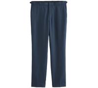 Next Pantalon à plis bleu marine, Taille 50-52