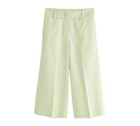 Next Lime Green Linen Rich Belted Culottes