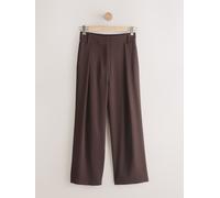 Next Pantalon ample à dos élastique Brun FR 38 Short (EU 36 S)