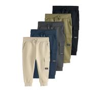Next Pantalon beige / bleu marine / gris basalte / olive / noir, Taille 122