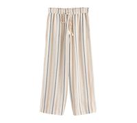 Next Pantalon beige / gris foncé / rose / blanc, Taille 50