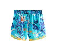 Next Pantalon bleu marine / azur / orange / blanc cassé, Taille 36