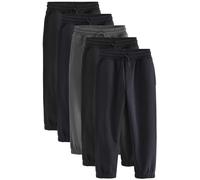 Next Pantalon bleu nuit / gris / noir, Taille 128
