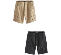 Next Pantalon cargo beige / bleu nuit, Taille 28