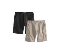 Next Pantalon cargo beige / noir, Taille 60