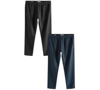 Next Pantalon chino bleu marine / noir, Taille 60