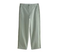Next Khaki Green Straight Leg Chinos with Side Stripes