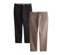 Next Pantalon chino taupe / noir, Taille 27