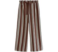 Next Pantalon chocolat / noir / blanc, Taille 54