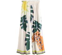 Next Pantalon citron / sapin / mandarine / blanc, Taille 32