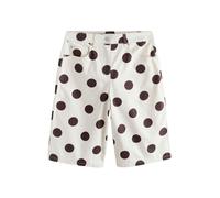 Next Pantalon crème / chocolat, Taille 48
