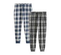 Next Pantalon de pyjama bleu / noir / blanc, Taille S