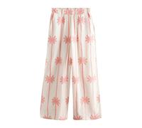 Next Pantalon écru / corail, Taille 40
