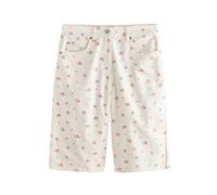 Next Pantalon écru / marron / rose, Taille 38