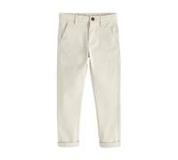 NEXT Garçon Pantalon Chino Skinny Stretch Neutre écru 11 Ans