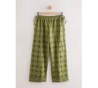 Next Pantalon Jambe large Broderie