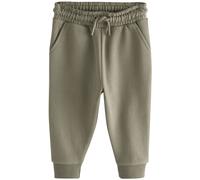 NEXT Garçon Pantalon de Jogging Slim en Jersey Doux Vert Kaki 4 Ans