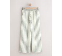 Next Pantalon large à rayures avec lin