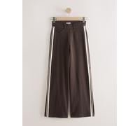 Next Pantalon large en denim de jersey Brun FR 40 Long (EU 38 L)