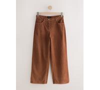 Next Pantalon large en velours côtelé Brun FR 48 Regular (EU 46 R)