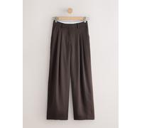 next Pantalon Palazzo froissé Brun FR 50 (EU 48)