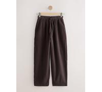Next Pantalon texturé coupe ballon en lin Brun FR 44 Regular (EU 42 R)